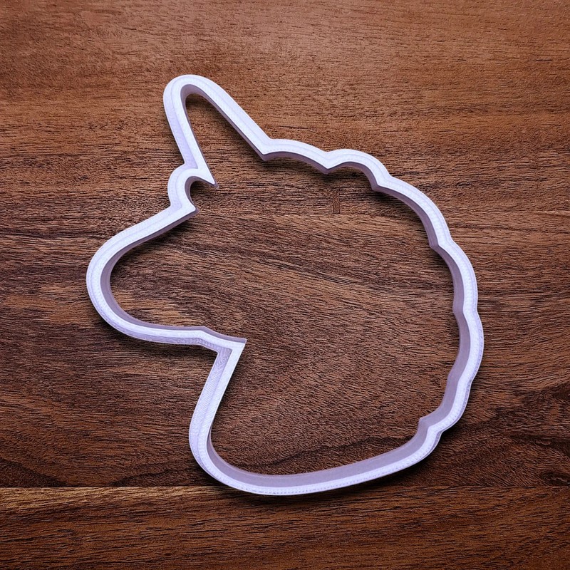 Unicorn Cookie Cutter & Stamp Set: 2" to 10" Craft Fondant Clay Baking Mold gallery