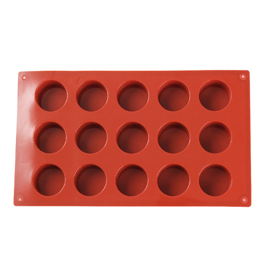 15 Grids Round Silicone Chocolate Mold For Baking Craft Cake DIY Making Mould gallery