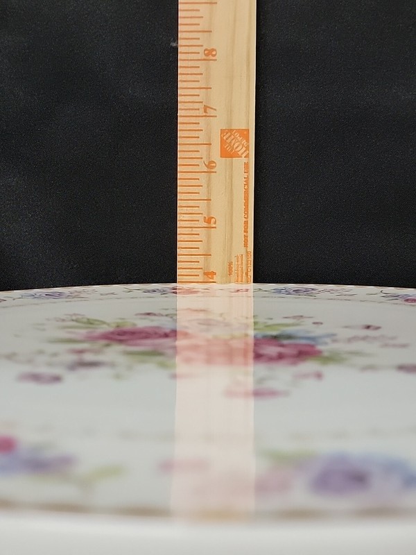 Grace Teaware Floral Bouquet Footed Cake Plate 11" x 4" NEW gallery
