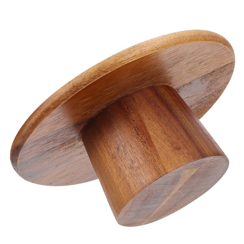 1Pc Practical Cake Display Stand Multi-function Wooden Dessert Stand Holder gallery