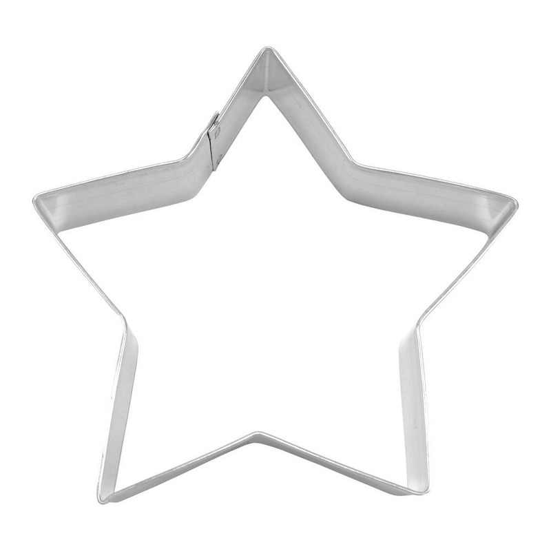 1 Dozen 12 Large 4.5'' Star Cookie Cutter Metal Made in the USA gallery