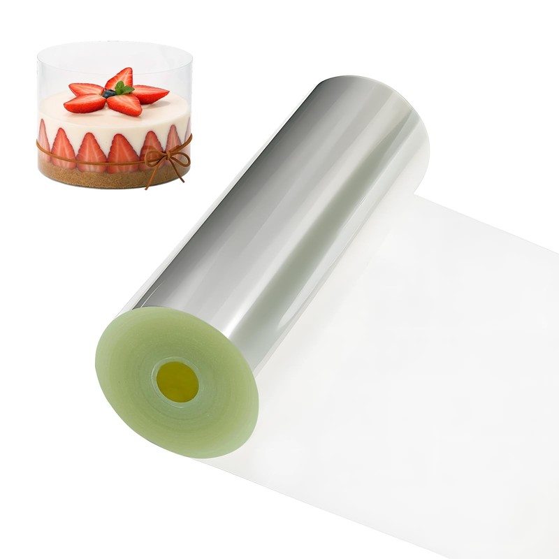Cake Collar Acetate Sheets Roll DIY Transparent Strips 5.9x394 Inch Long
