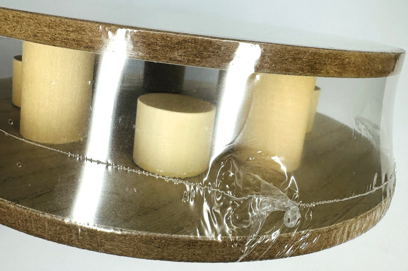 Wood Risers Round 8” & 9” Height 1” & 2” Displays Cakes Desserts Bakery NEW! gallery