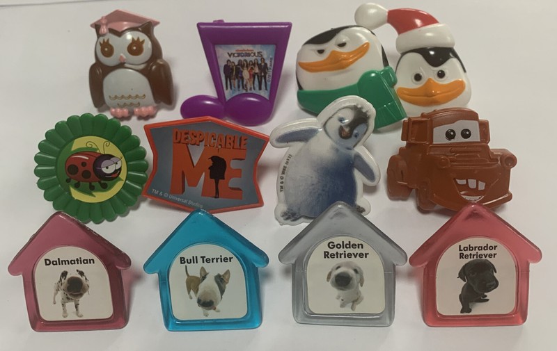 Lot Of 12 – Diff Cupcake Rings – New from DecoPac, Bakery Craft & Disney