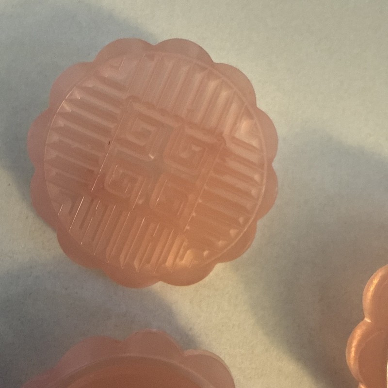 Mooncake Mould 4 Patterns And Press Pink, 50g Mold, 5cm Diameter 14cm Height gallery