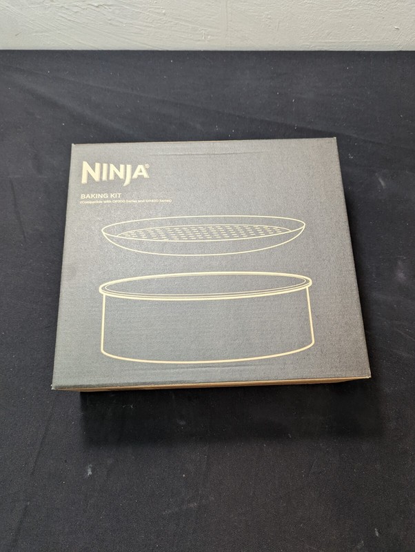 LOT OF 2 Ninja Bake Pan & Pizza Pan (AOPBAKEBRN) for OP300 & OP400 Series *NEW*