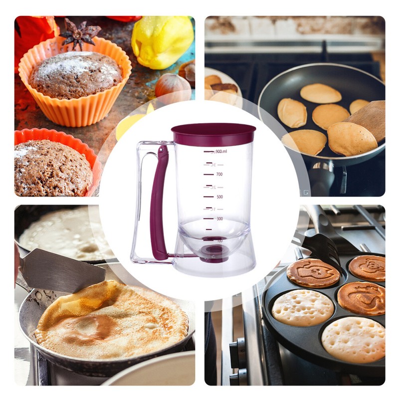 Pancake Dropper Mixer Dispenser Separator Cake Dispenser Cupcake Funnel gallery