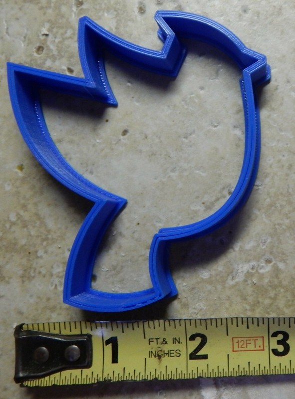 BLUEJAY OUTLINE BLUE JAY NORTH AMERICAN BIRD ANIMAL COOKIE CUTTER USA PR2100 gallery