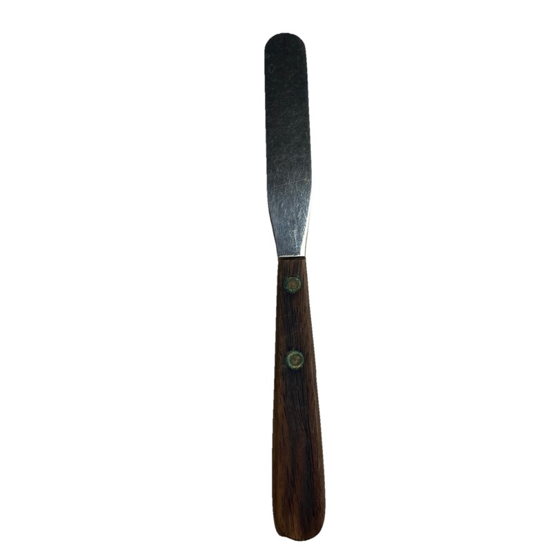 Vintage Wilton Japan Spreader Butter Icing Stainless Steel Wood Handle 8 Inch