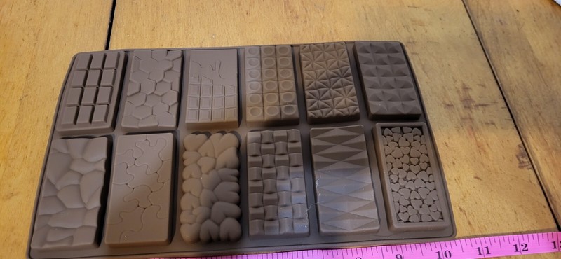 2 Pcs Break Apart Silicone Molds For, Candy,Chocolate, Wax. gallery