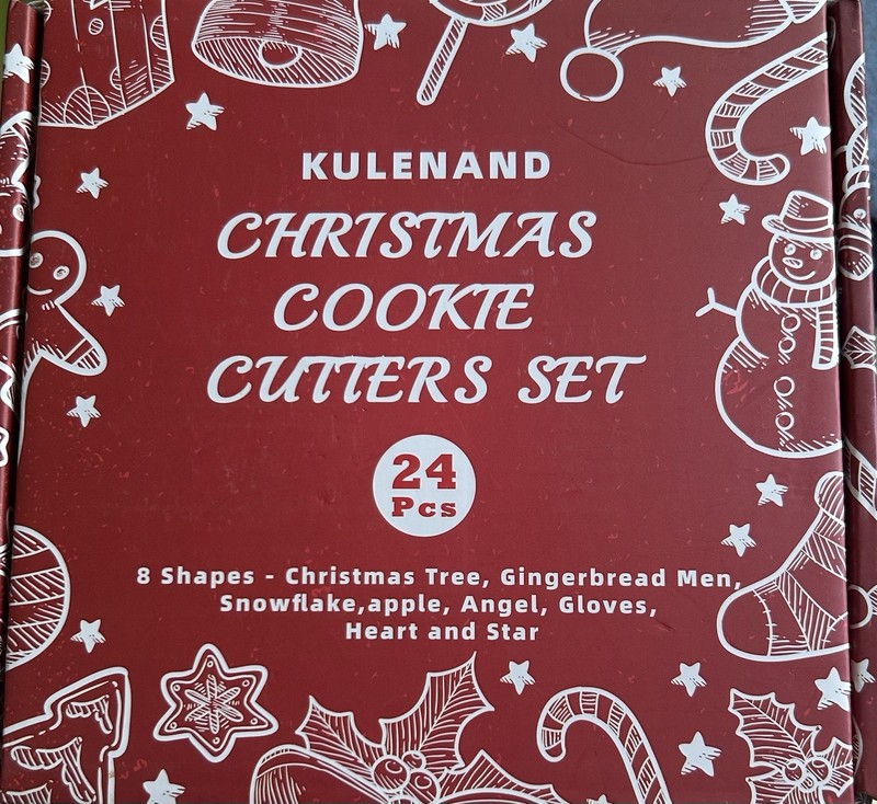KULENAND Christmas Cookie Cutters Set 24 Pc Holiday Baking Shapes NIB gallery