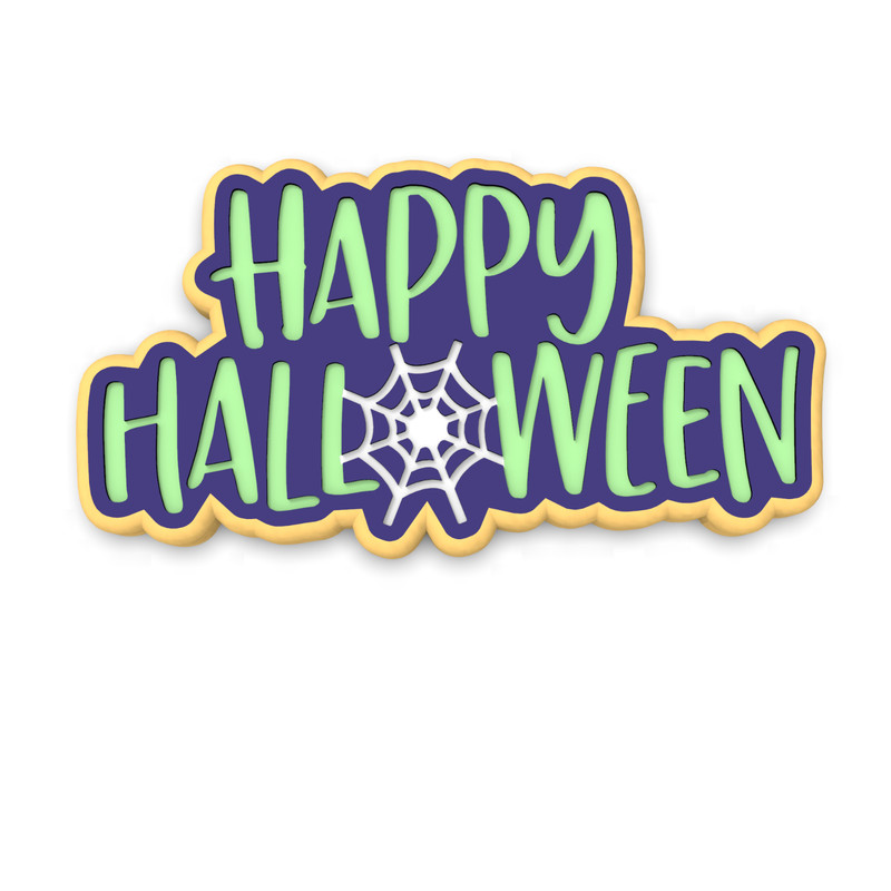 Happy Halloween Web Cookie Cutter & Stamp | Spider Trick or Treat Spiders Webs gallery