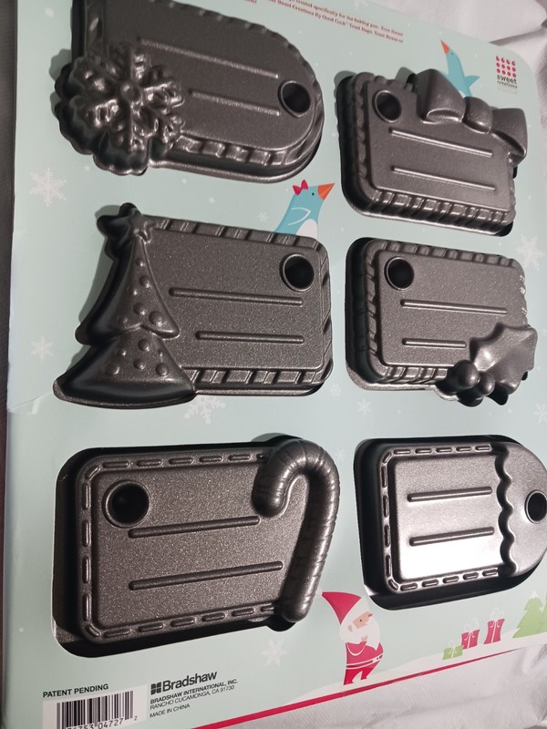 Holiday Cookie Cutters. Large Gift Tags Bake Molds. Good Cook. 18 Molds. $39 gallery