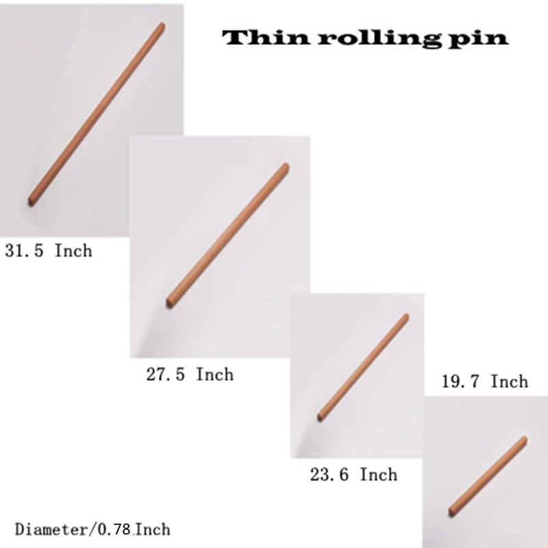 Thin Rolling Pin （80 * 2cm），Suitable for large baking projects gallery