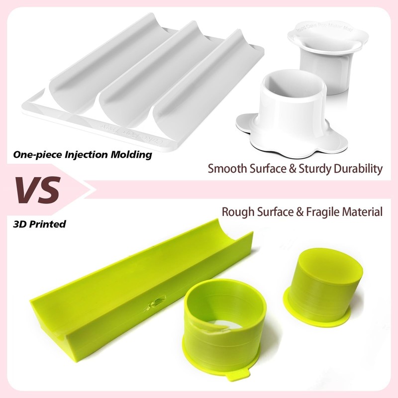 Cake Pop Cutter & Pusher Set - Non-3D Mold, 1.75" Dual-Cavity Tray, Easy Clean gallery