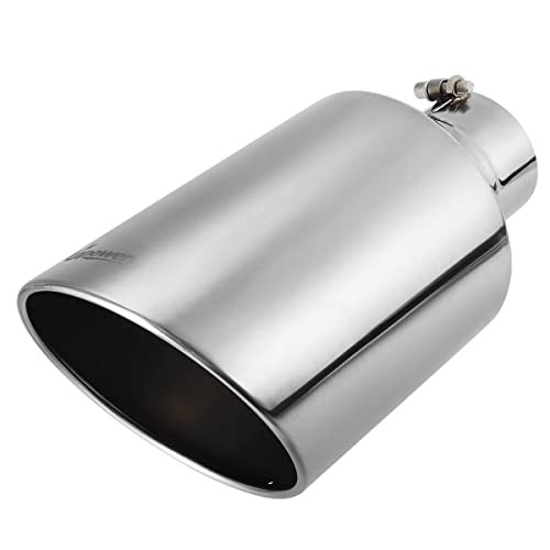 4 inch Inlet 8 inch Outlet Exhaust Tip Stainless Steel 4″ to 8″ Tail Pipe