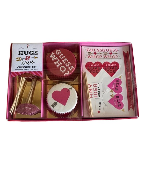 Meri-Meri Hugs & Kisses Cupcake Valentine Kit