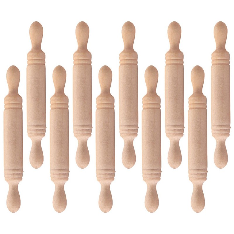 12Pcs Mini Rolling Pin Mini House Rolling Pin Prop tiny rolling pin prop