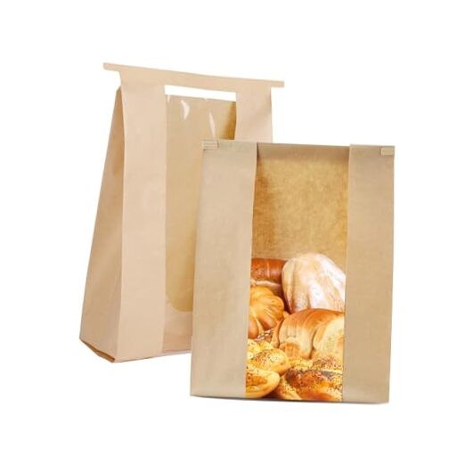 Pack Bread Bags for Homemade Bread Sourdough Bread Bags with Tin Strip Large 30