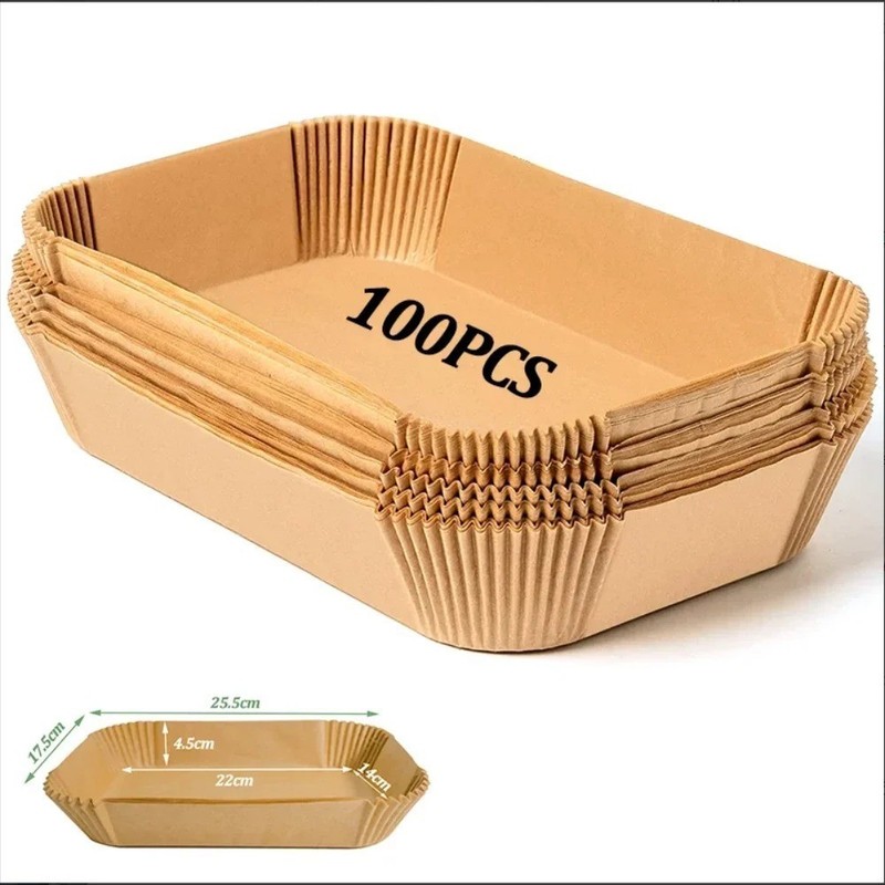 Disposable Air Fryer Paper Liners Non Stick Parchment Accessories gallery
