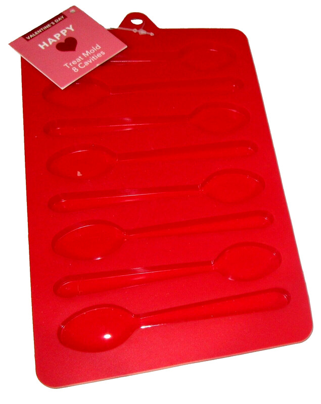 VALENTINE’S DAY Silicone Treat Mold ~ 8 Cavities ~ SPOONS