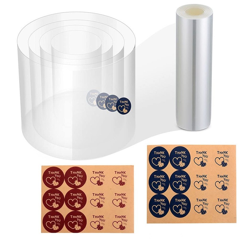 Cake Collars 8 x 394inch Acetate Rolls Clear Cake Strips Transparent Mousse C...