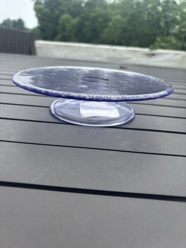 New Cake Plates in different colors. 8.25” X 2”. Made in Italy.