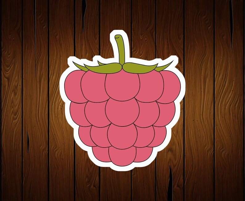 Raspberry Raspberries Berry Cookie Cutter – 3D Printed Food Safe PLA Plastic