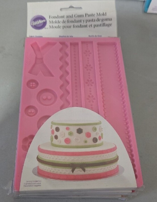 New Wilton Fondant & Gum Paste Molds...Baroque, Global, Folk, Fabric, Sea Life gallery