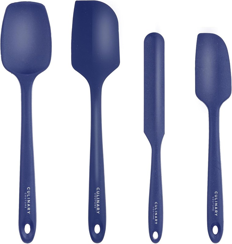 4-Piece Silicone Baking Spatula Set – Rubber Spatulas Silicone Heat