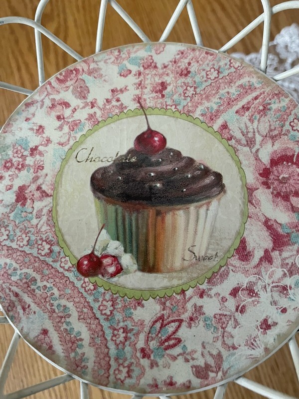 Metal Stand Cupcake Shabby Chic Paint, Great For Bakery, Parties, Kitchen gallery