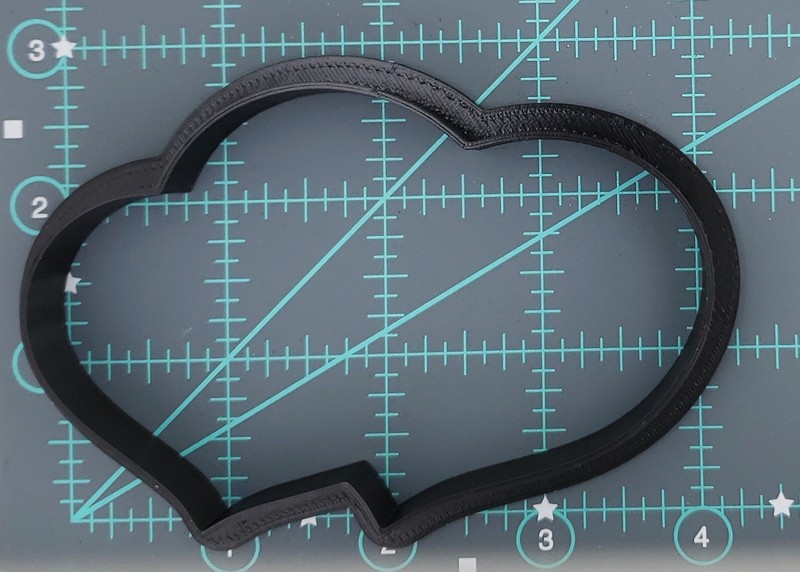 New Double Heart Shape Plastic Cookie Cutter Valentines Day Love Clay Fondant 4" gallery