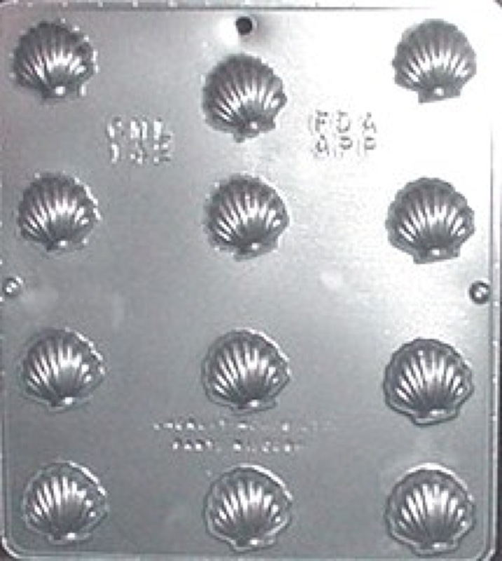 Small Shell Sea Shell Chocolate Candy Mold Candy Making 142 NEW gallery