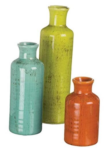 Vase Set, Farmhouse Decor, Vases for Your Kitchen, Bedroom, Office, Multicolor
