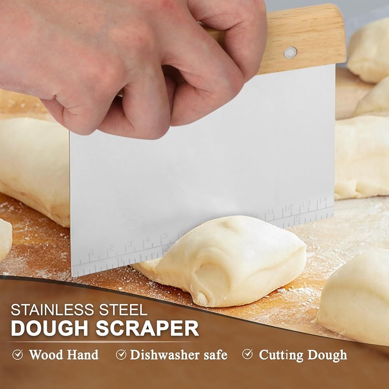 Chef-Approved Bread Lame Kit: Includes Dough Whisk & Scraper for Perfect Baking gallery