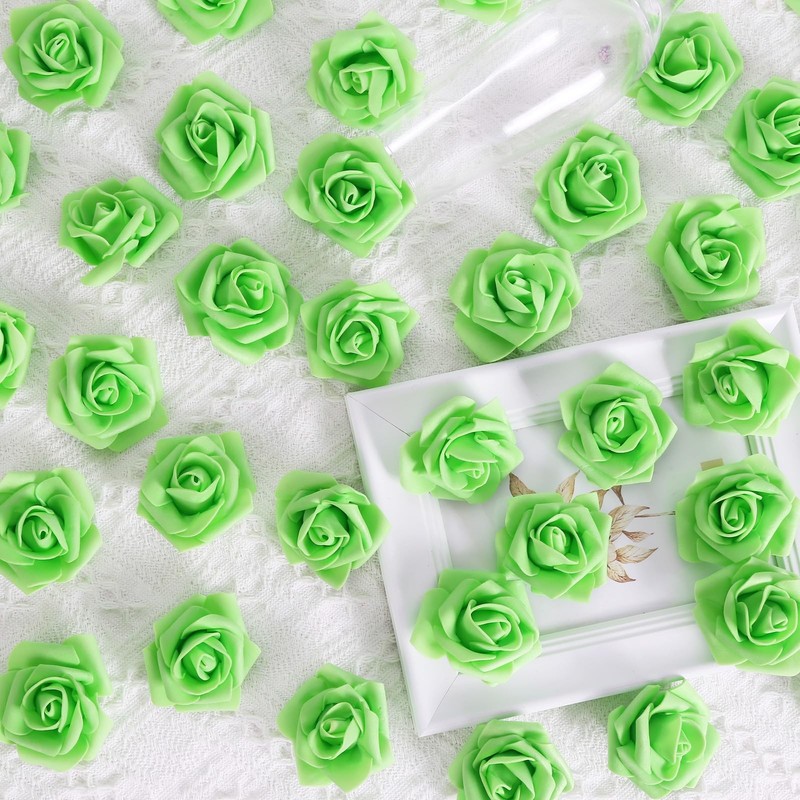 Insunsix Artificial Roses200Pcs Foam Roses 1.97In Rose Flower Heads Craft gallery