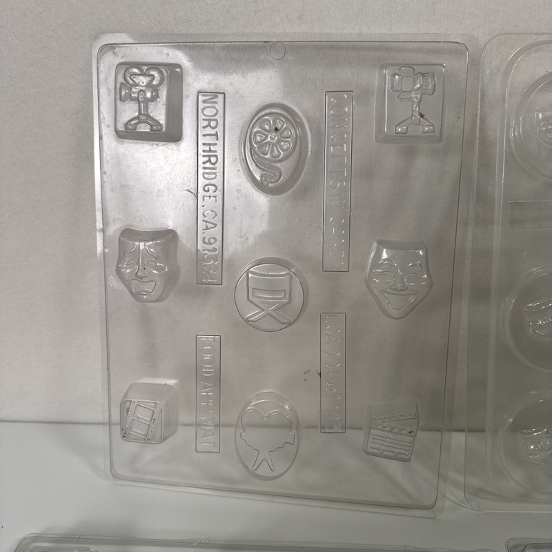 Candy Molds Theatre/Film Comedy Masks Film Camera Director Chair Preowned Good gallery