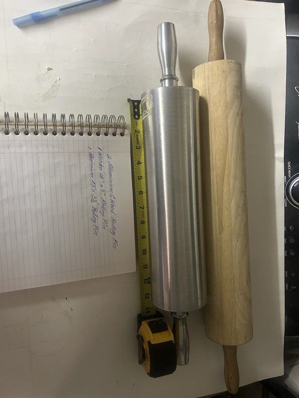 2 Aluminum & Wooden Rolling Pin gallery