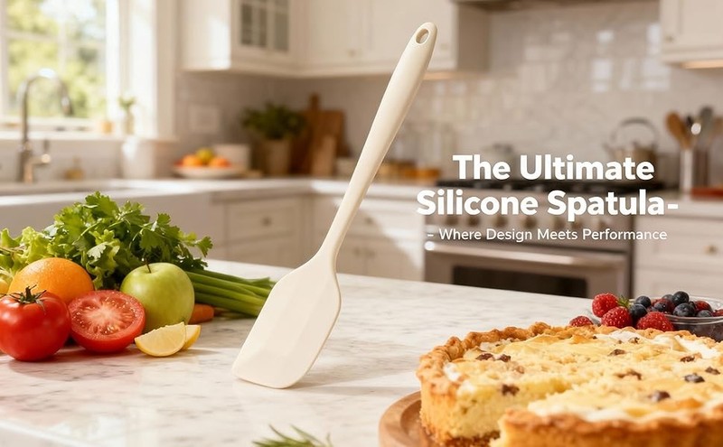 Flexible Silicone Spatula - Heat Resistant Kitchen Utensils for Baking, gallery