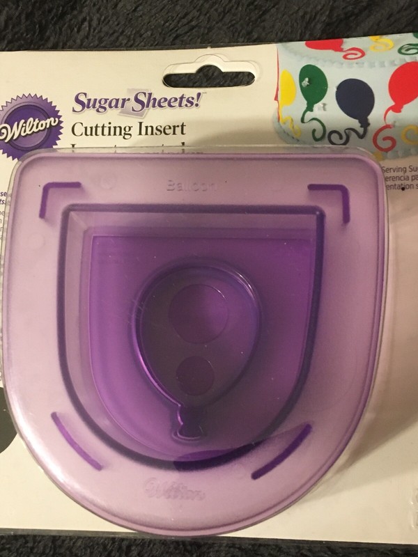 WILTON~Sugar Sheets Cutting Insert~BALLOON~New MSRP $12.99 gallery