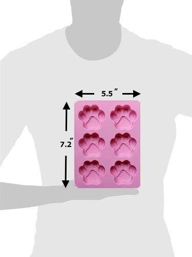 SET of 3 PACK X Silicone DOG Pet Animal Paw Print Ice Cube Chocolate Soap Candle gallery