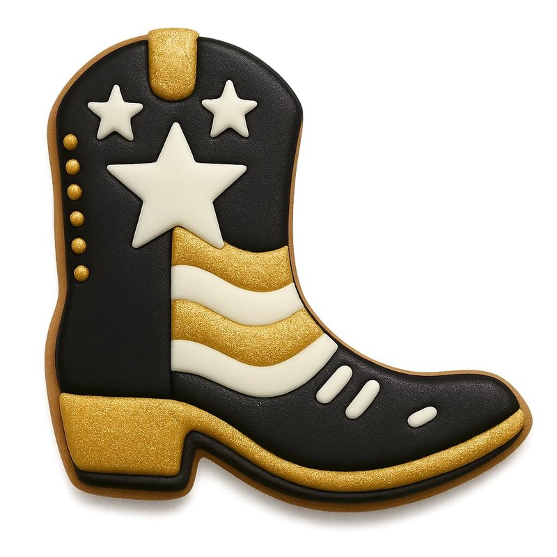 Cowboy Boot Cookie Cutter - 4.25x3.94 Inches,(Random Colors) gallery