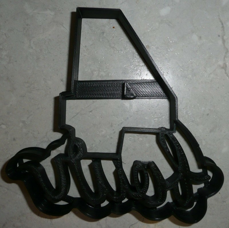 NUMBER FOUR 4 WITH WORD LETTERED BIRTHDAY ANNIVERSARY COOKIE CUTTER USA PR2405 gallery
