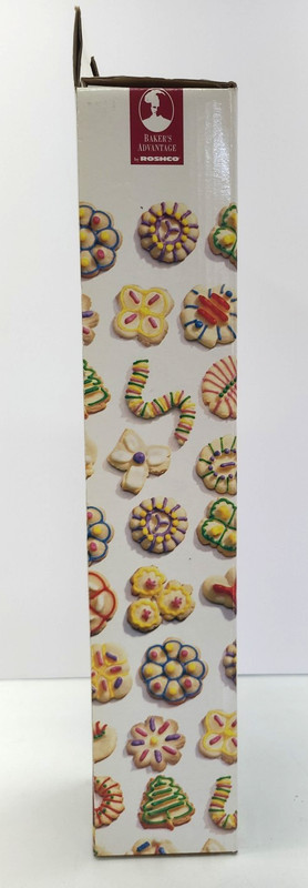 Roshco Bakers Advantage Deluxe Christmas Cookie Press 20 Discs 6 Tips gallery