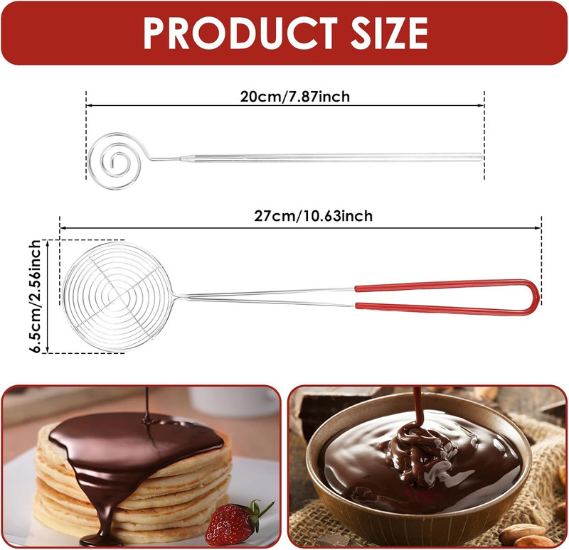 7PCS Candy Dipping Tools Set, Chocolate Dipping Candy Making Tools, Stainless St gallery