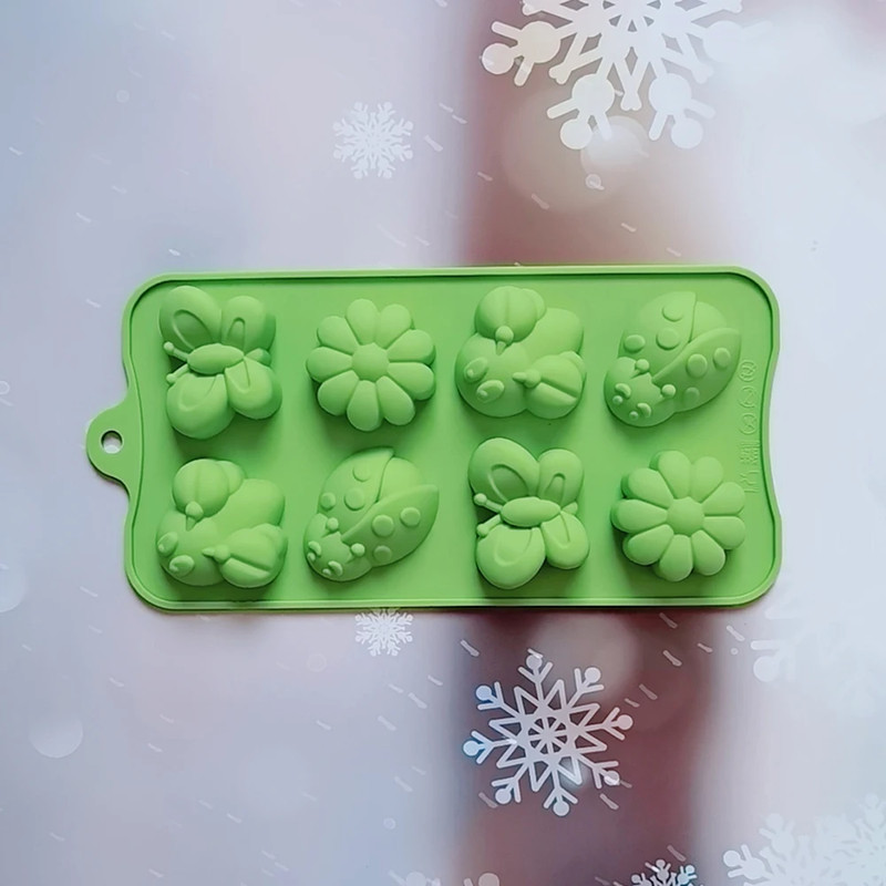 Silicone Baking Tools Insect/Bee/ Butterfly Shape Cake Mold Silicone Mold Candy
