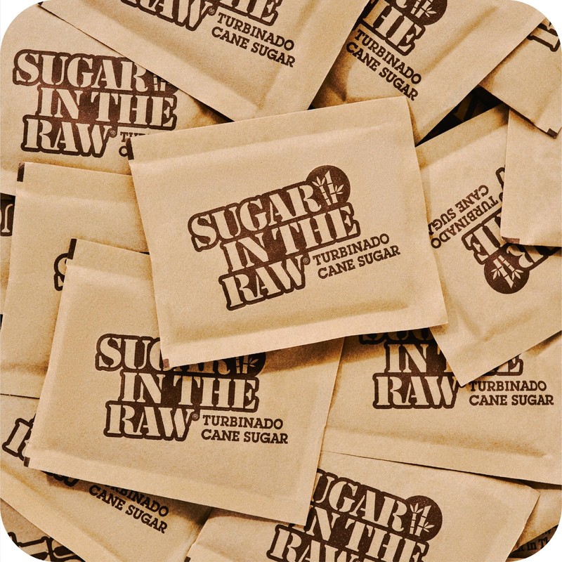 Sugar In The Raw Turbinado Cane Packets, 100 Ct, 1 Ounce (Pack of 1) gallery