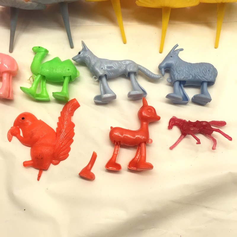 Lot Vintage WILTON CHICAGO Cake Toppers Circus Carousel, ANIMALS, Clown, More gallery