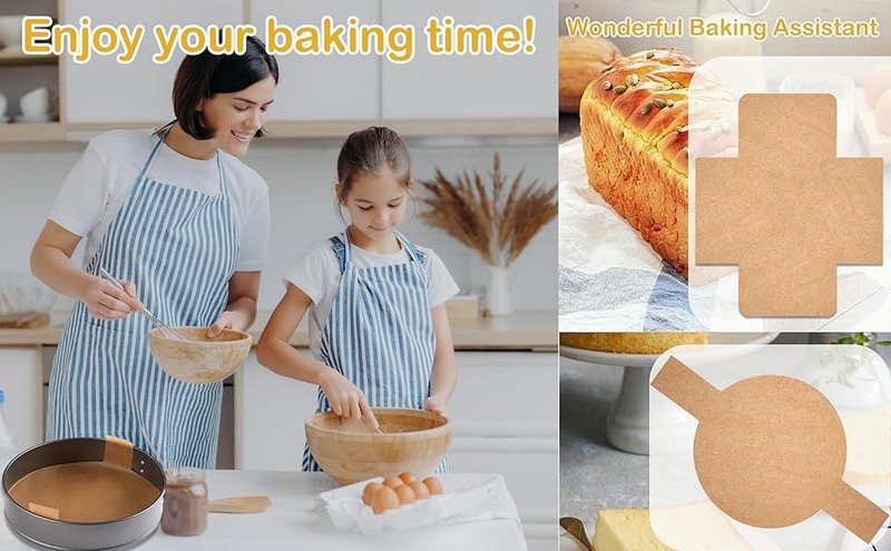 100Pcs Loaf Pan Liners, Bread Pan Parchment Liners for Baking Toast Bread, gallery