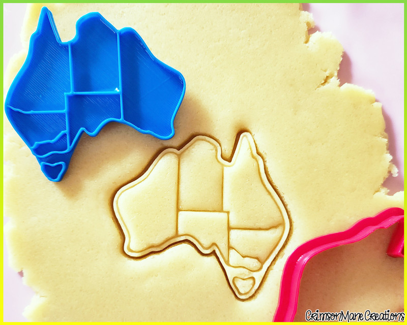 Australia States Cookie Cutter 3D Printed Biscuit Baking Supplies Fondant Tool gallery